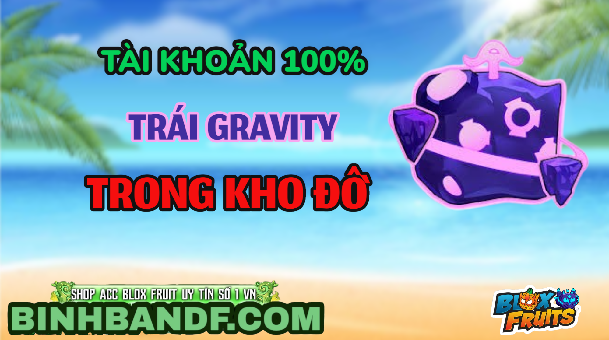 Acc Trái GRAVITY RƯƠNG