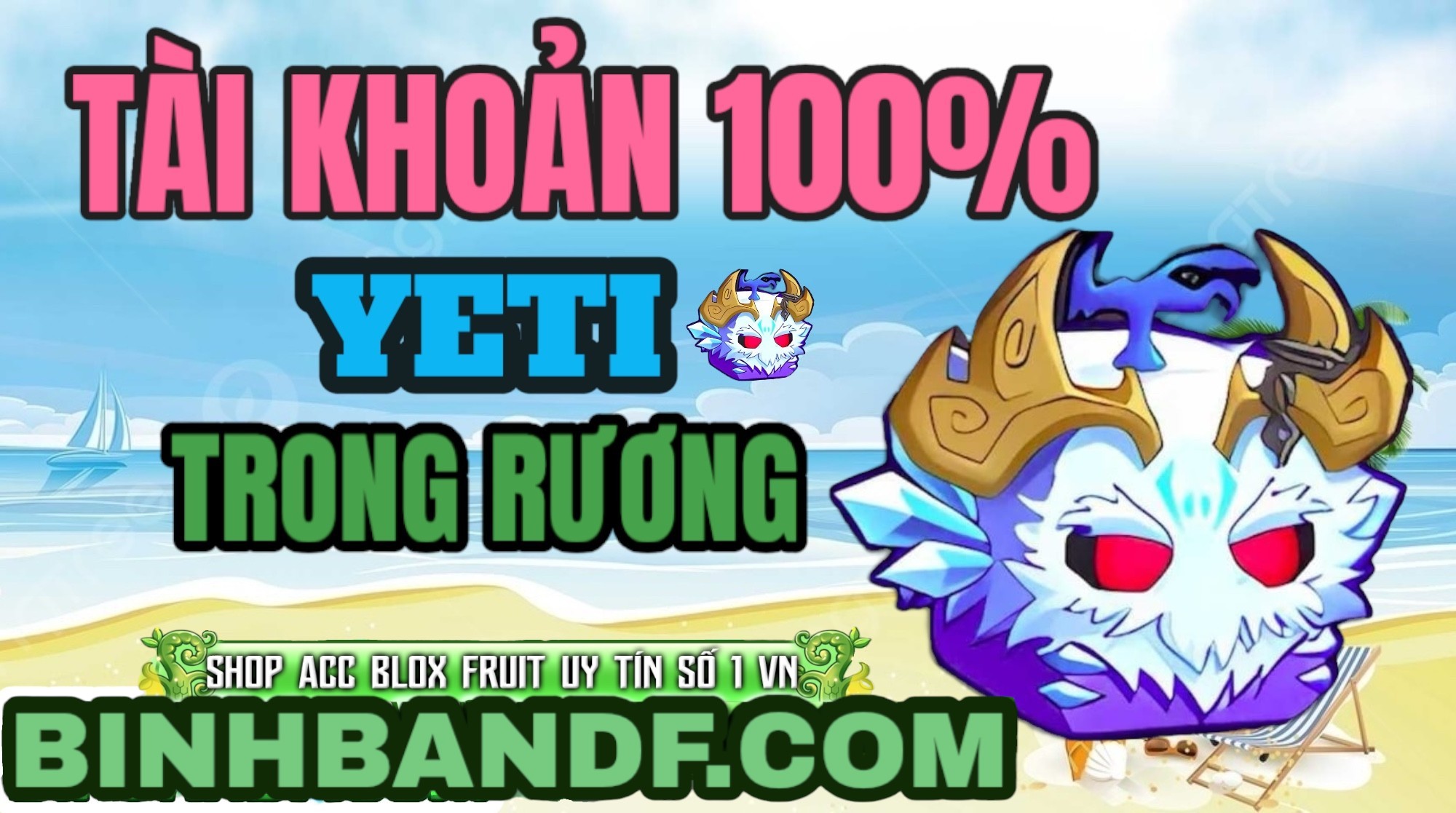 Acc Trái Yeti RƯƠNG